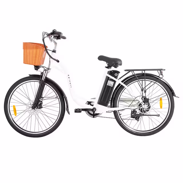 Vélo Électrique DYU C6 – 26 Pouces – Batterie 36V 12,5Ah – 250W – Panier – Cadre Bas – Image 2