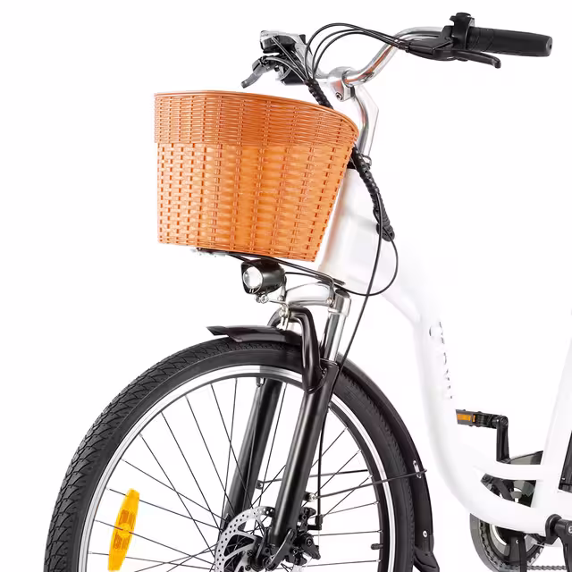 Vélo Électrique DYU C6 – 26 Pouces – Batterie 36V 12,5Ah – 250W – Panier – Cadre Bas – Image 5