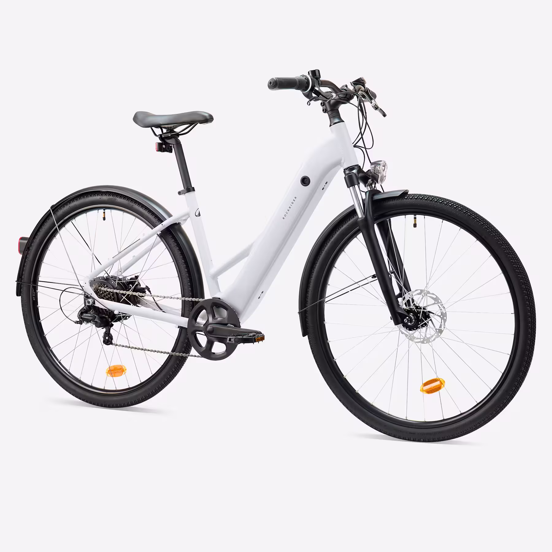 Vélo Électrique Rockrider E-ACTV 100 – 356Wh – Moteur Arrière 45Nm – Ville & Chemins – 700C