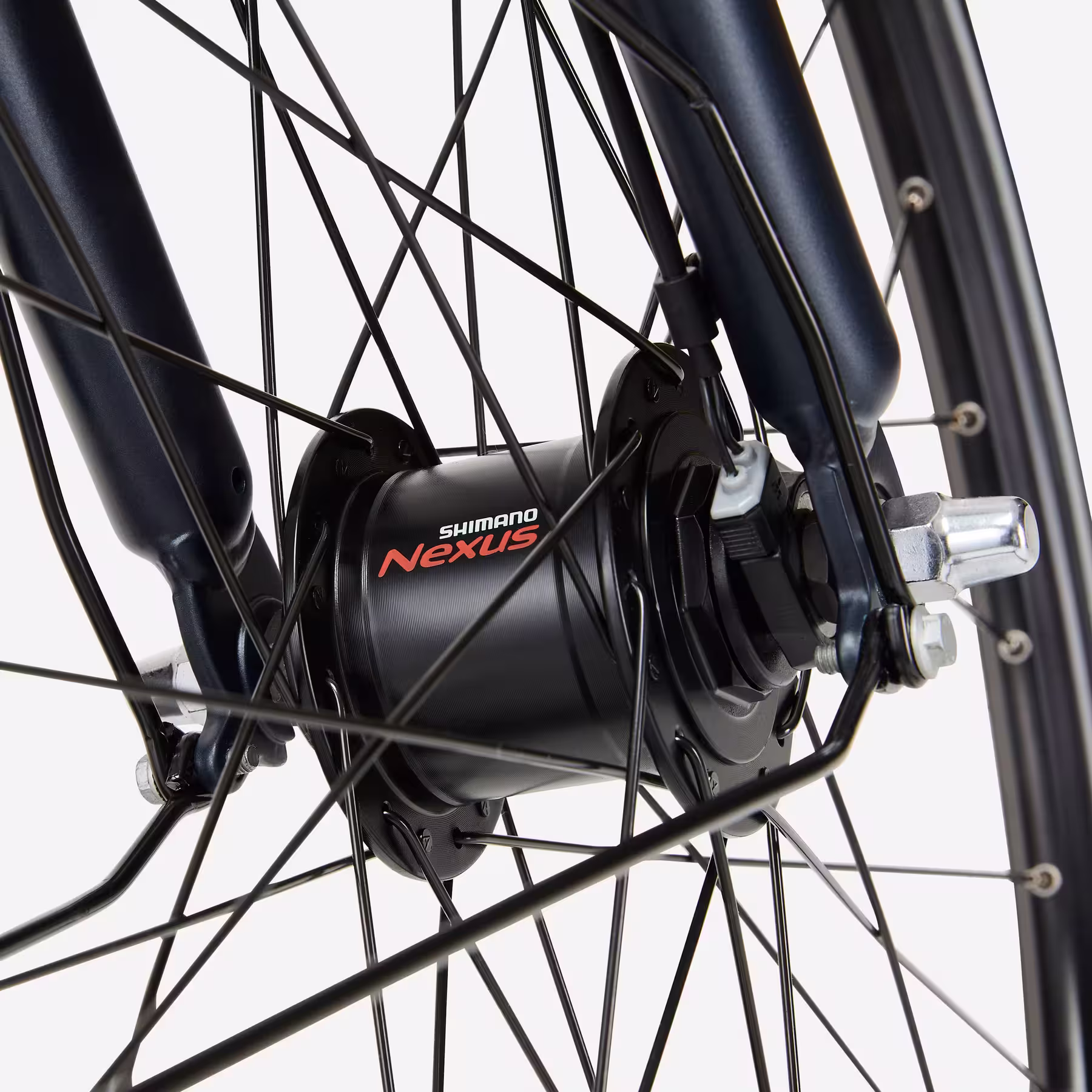 Vélo Ville Longue Distance 500 – Cadre Haut – 1x9 Vitesses – Dynamo Moyeu – Léger – Image 6